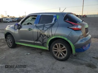 2015 Nissan Juke SV with VIN JN8AF5MR9FT509461, listed as a Copart auction lot 47479255 with 133,204 mi miles and Salvage Title. Bid and sale history available at carsss.com. Image 2.