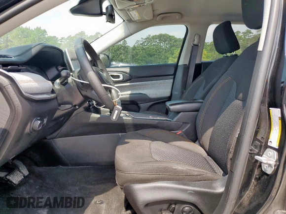 2022 Jeep Compass Sport with VIN 3C4NJCAB9NT139431, listed as a Copart auction lot 57057945 with 50,472 mi miles and Salvage title. Bid and sale history available at DreamBid. Image 7.