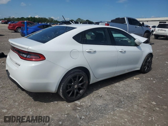2015 Dodge Dart SXT z VIN 1C3CDFBB8FD404026, wystawiony jako Copart lot #53782285 z przebiegiem 110 509 mil mil oraz Szkody całkowita. Historia ofert i sprzedaży dostępna na DreamBid. Obrazek 3.