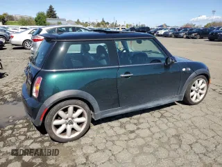 2003 MINI Hardtop S with VIN WMWRE33473TD67280, listed as a Copart auction lot 49298995 with Not Provided miles and Salvage Title. Bid and sale history available at DreamBid. Image 3.