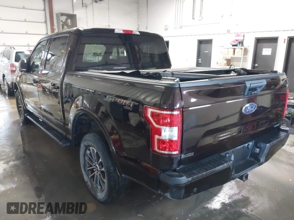 2020 Ford F-150 XL with VIN 1FTEW1E40LKE55705, listed as a IAAI auction lot 41603276 with 33,603 mi miles. Bid and sale history available at carsss.com. Image 3.
