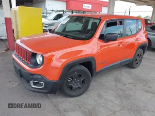 2017 Jeep Renegade Sport with VIN ZACCJAAB5HPE50670, listed as a IAAI auction lot 42192539 with 91,008 mi miles and . Bid and sale history available at DreamBid. Image 17.