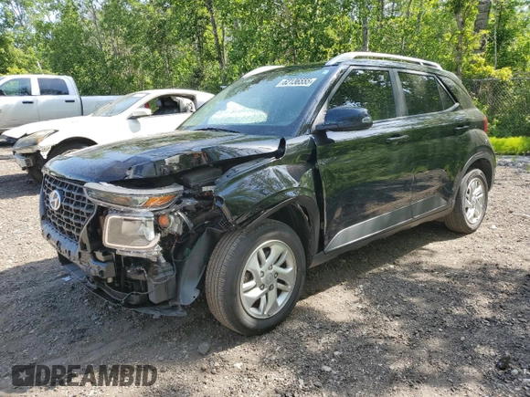 2022 Hyundai Venue SEL z VIN KMHRC8A34NU132938, wystawiony jako Copart lot #62136555 z przebiegiem 76 617 mil mil oraz Szkoda całkowita • Salvage title. Historia ofert i sprzedaży dostępna na DreamBid. Obrazek 1.
