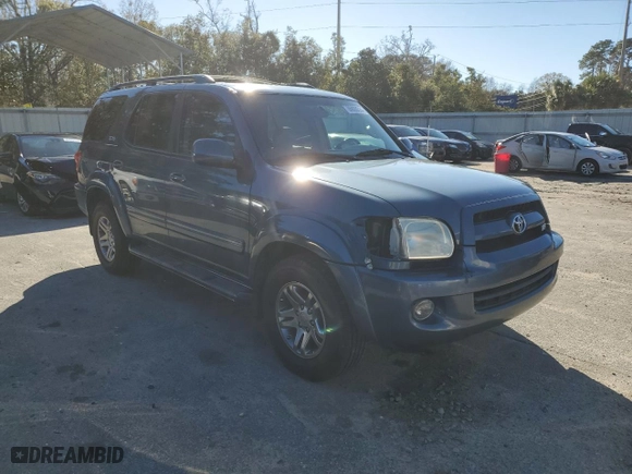 2007 Toyota Sequoia SR5 with VIN 5TDZT34A97S289227, listed as a Copart auction lot 86928334 with 180,217 mi miles and Salvage Title. Bid and sale history available at carsss.com. Image 4.