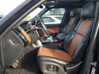2017 Land Rover Range Rover z VIN SALGW2FE2HA333228, wystawiony jako Copart lot #49913735 z przebiegiem 83 602 mil mil oraz Szkody całkowita. Historia ofert i sprzedaży dostępna na DreamBid. Obrazek 7.