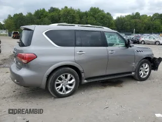 2013 Infiniti QX56 with VIN JN8AZ2NE9D9042487, listed as a Copart auction lot 68790494 with 160,732 mi miles and Salvage Title. Bid and sale history available at carsss.com. Image 3.