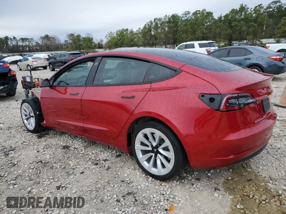 2023 Tesla Model 3 Long Range with VIN 5YJ3E1EB9PF471347, listed as a Copart auction lot 46281835 with Not Provided miles and Salvage Title. Bid and sale history available at DreamBid. Image 2.