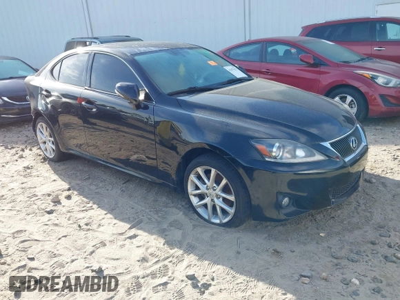 2012 Lexus IS 250 with VIN JTHCF5C26C5058805, listed as a IAAI auction lot 42079471 with 121,647 mi miles and . Bid and sale history available at DreamBid. Image 1.