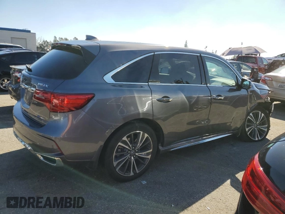 2020 Acura MDX Sport Hybrid w/Technology Pkg with VIN 5J8YD7H5XLL001287, listed as a Copart auction lot 43888194 with 55,464 mi miles. Bid and sale history available at carsss.com. Image 3.