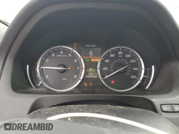 2015 Acura TLX Technology with VIN 19UUB2F56FA024754, listed as a Copart auction lot 57663145 with 146,674 mi miles and Salvage title. Bid and sale history available at DreamBid. Image 9.