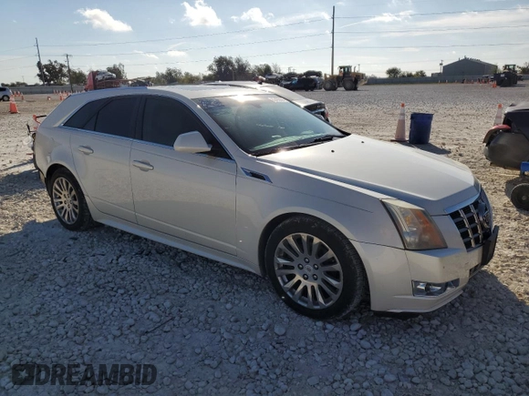 2012 Cadillac CTS with VIN 1G6DP8E32C0127936, listed as a Copart auction lot 82405024 with 166,717 mi miles and Salvage Title. Bid and sale history available at DreamBid. Image 4.
