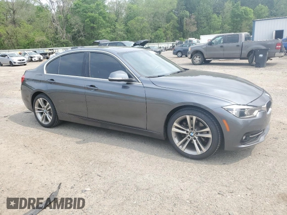 2018 BMW 3 Series 330i with VIN WBA8B9G56JNU57500, listed as a Copart auction lot 51907895 with 97,889 mi miles and Salvage title. Bid and sale history available at DreamBid. Image 4.