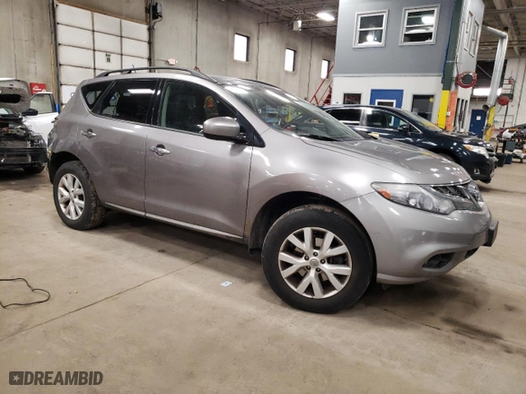 2011 Nissan Murano SV with VIN JN8AZ1MW0BW156347, listed as a Copart auction lot 48242205 with 163,489 mi miles and Non Repairable. Bid and sale history available at carsss.com. Image 4.