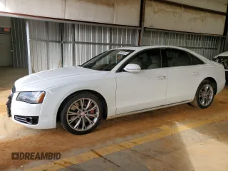 2012 Audi A8 with VIN WAUAVAFD4CN002926, listed as a Copart auction lot 85434414 with 195,284 mi miles and Salvage title. Bid and sale history available at DreamBid. Image 1.