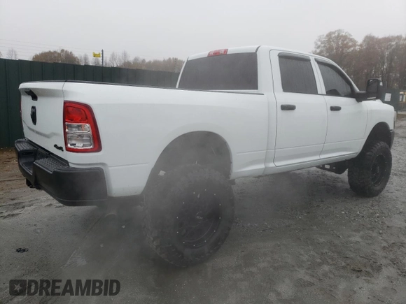 2024 Ram 2500 Tradesman with VIN 3C6UR5CJ8RG169028, listed as a Copart auction lot 84637464 with 10,857 mi miles and Salvage Title. Bid and sale history available at carsss.com. Image 3.