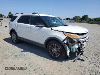 2014 Ford Explorer XLT with VIN 1FM5K7D80EGC58523, listed as a Copart auction lot 57431975 with 98,252 mi miles and Salvage title. Bid and sale history available at DreamBid. Image 4.