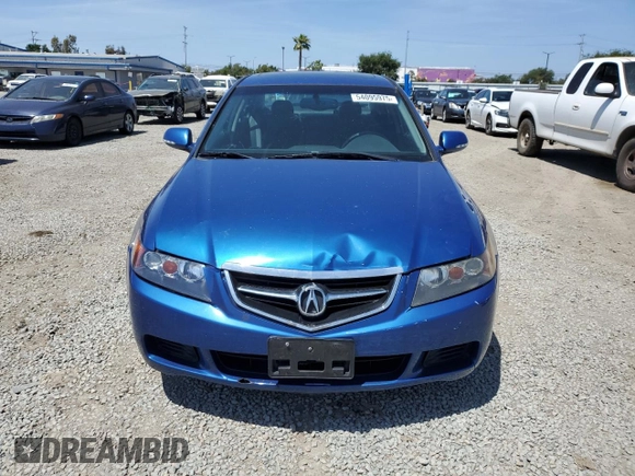 2005 Acura TSX with VIN JH4CL96885C004730, listed as a Copart auction lot 54095975 with 72,990 mi miles and Salvage title. Bid and sale history available at DreamBid. Image 5.