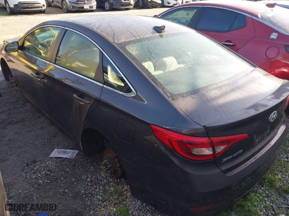 2017 Hyundai Sonata 2.4L with VIN 5NPE24AF9HH584570, listed as a IAAI auction lot 41812987 with 103,130 mi miles. Bid and sale history available at carsss.com. Image 3.