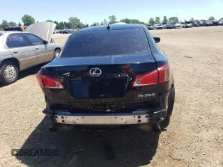 2012 Lexus IS 250 with VIN JTHBF5C21C5176028, listed as a Copart auction lot 58313524 with 174,201 mi miles and Salvage Title. Bid and sale history available at DreamBid. Image 6.