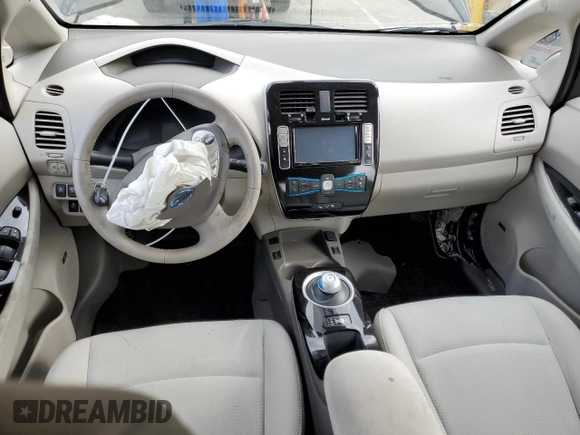 2015 Nissan LEAF SV with VIN 1N4AZ0CP6FC301534, listed as a Copart auction lot 51158153 with 66,443 mi miles. Bid and sale history available at carsss.com. Image 8.