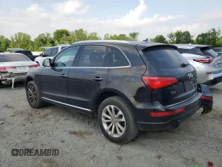 2015 Audi Q5 Premium Plus with VIN WA1LFAFP4FA082124, listed as a Copart auction lot 56188245 with 140,464 mi miles and Salvage title. Bid and sale history available at DreamBid. Image 2.