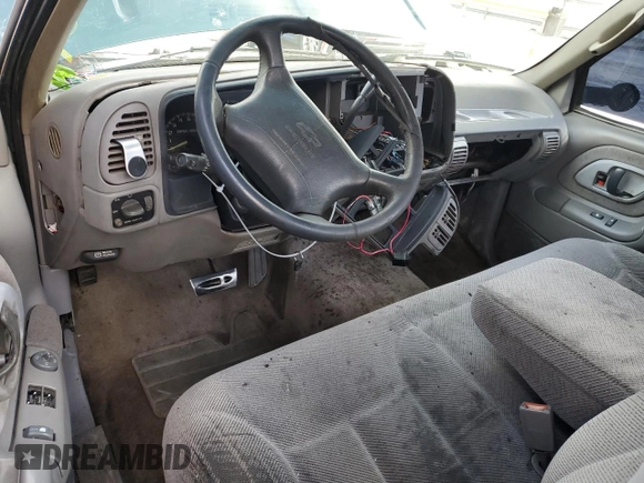 1996 Chevrolet Silverado 1500 with VIN 1GCEC14M0TZ106786, listed as a Copart auction lot 43858625 with 213,182 mi miles and Non Repairable. Bid and sale history available at DreamBid. Image 8.