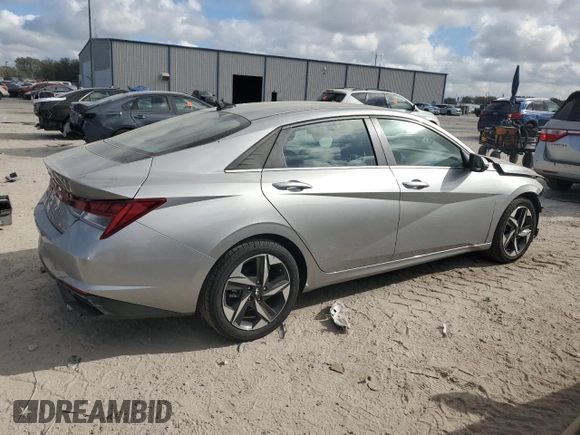 2022 Hyundai Elantra SEL z VIN 5NPLN4AG9NH069250, wystawiony jako Copart lot #44895245 z przebiegiem 55 926 mil mil oraz Szkoda całkowita • Salvage title. Historia ofert i sprzedaży dostępna na DreamBid. Obrazek 3.