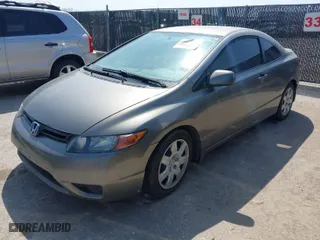 2007 Honda Civic Cpe LX with VIN 2HGFG12627H578430, listed as a IAAI auction lot 41918779 with 207,924 mi miles. Bid and sale history available at carsss.com. Image 2.