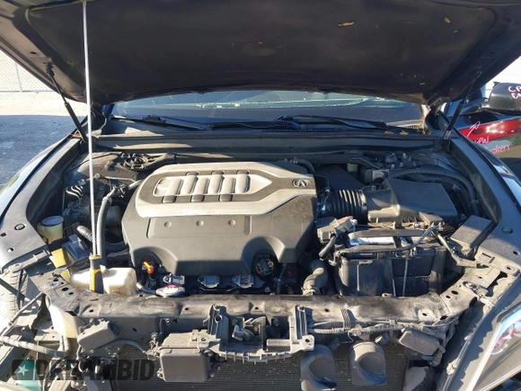 2014 Acura RLX Advance Pkg with VIN JH4KC1F95EC003282, listed as a IAAI auction lot 42059477 with 186,283 mi miles. Bid and sale history available at carsss.com. Image 10.