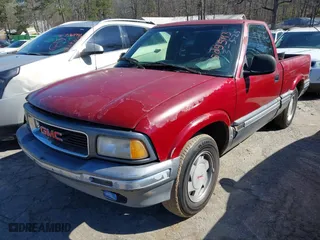 1994 GMC Sonoma SLS with VIN 1GTCS14W5RK505593, listed as a IAAI auction lot 41746602 with 195,456 mi miles. Bid and sale history available at carsss.com. Image 2.