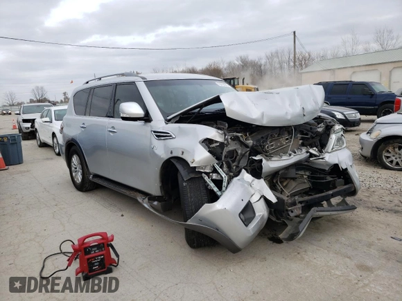 2017 Nissan Armada SL with VIN JN8AY2NC1H9506654, listed as a Copart auction lot 76778673 with Not Provided miles. Bid and sale history available at carsss.com. Image 4.
