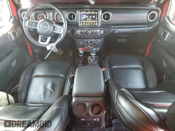 2020 Jeep Gladiator Rubicon with VIN 1C6JJTBG4LL117104, listed as a Copart auction lot 62068545 with 148,294 mi miles and Non repairable. Bid and sale history available at DreamBid. Image 8.