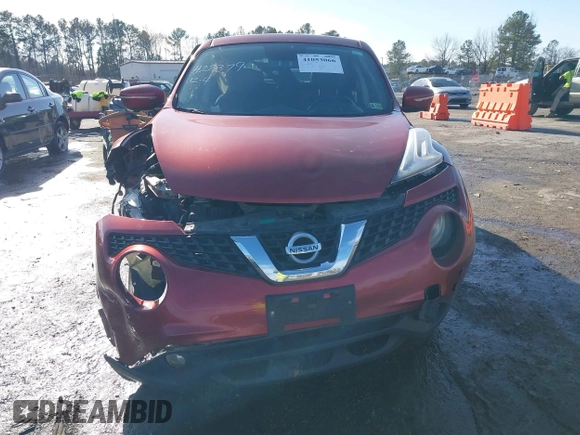 2015 Nissan Juke S with VIN JN8AF5MR9FT509735, listed as a IAAI auction lot 41053066 with 95,833 mi miles. Bid and sale history available at carsss.com. Image 12.