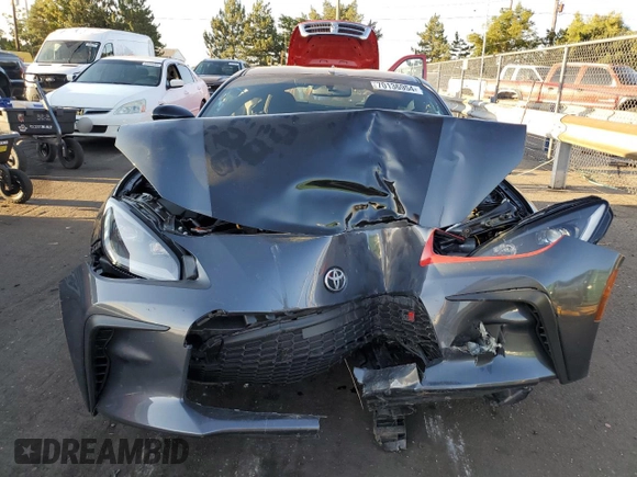 2024 Toyota GR86 with VIN JF1ZNBB13R9751411, listed as a Copart auction lot 70136954 with 11,543 mi miles and Salvage Title. Bid and sale history available at carsss.com. Image 5.