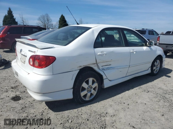 2005 Toyota Corolla CE with VIN 1NXBR32E25Z463861, listed as a Copart auction lot 50050125 with 218,974 mi miles and Salvage Title. Bid and sale history available at DreamBid. Image 3.