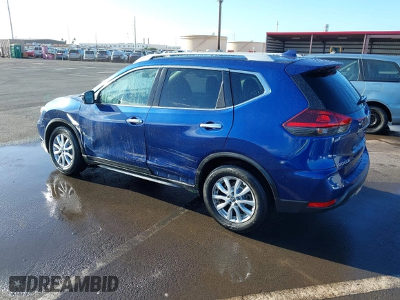 2019 Nissan Rogue SV with VIN 5N1AT2MT7KC738645, listed as a IAAI auction lot 42173044 with 73,056 mi miles and . Bid and sale history available at DreamBid. Image 3.