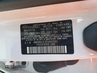 2015 Hyundai Genesis 3.8L z VIN KMHGN4JE2FU060991, wystawiony jako Copart lot #59415825 z przebiegiem 148 298 mil mil oraz Czysty tytuł • Clean title. Historia ofert i sprzedaży dostępna na DreamBid. Obrazek 12.