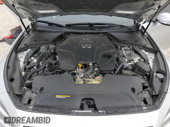 2020 Infiniti Q50 Luxe with VIN JN1EV7AP9LM207806, listed as a Copart auction lot 46036605 with 45,301 mi miles and Salvage Title. Bid and sale history available at DreamBid. Image 13.
