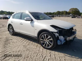 2017 Infiniti QX50 z VIN JN1BJ0RR9HM409046, wystawiony jako Copart lot #53500665 z przebiegiem 136 008 mil mil oraz Szkoda całkowita • Salvage title. Historia ofert i sprzedaży dostępna na DreamBid. Obrazek 4.