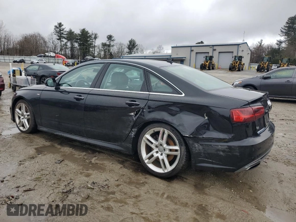 2016 Audi A6 2.0T Premium Plus with VIN WAUGFAFC7GN119131, listed as a Copart auction lot 48465895 with 95,257 mi miles and Salvage Title. Bid and sale history available at carsss.com. Image 2.