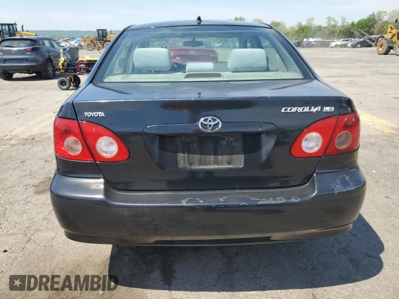 2005 Toyota Corolla CE with VIN 1NXBR32E45Z354818, listed as a Copart auction lot 56715975 with 188,140 mi miles and Clean Title. Bid and sale history available at DreamBid. Image 6.