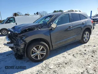 2015 Acura RDX Tech Pkg with VIN 5J8TB3H56FL016124, listed as a Copart auction lot 47039535 with 128,336 mi miles and Salvage Title. Bid and sale history available at carsss.com. Image 1.