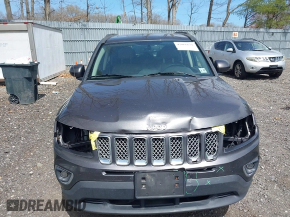 2017 Jeep Compass High Altitude with VIN 1C4NJDEB5HD175630, listed as a IAAI auction lot 42066679 with 114,585 mi miles. Bid and sale history available at carsss.com. Image 12.