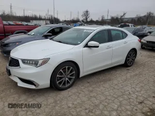 2018 Acura TLX with VIN 19UUB2F3XJA000609, listed as a Copart auction lot 86004934 with 87,857 mi miles and Salvage Title. Bid and sale history available at carsss.com. Image 1.
