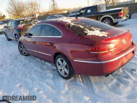 2016 Volkswagen CC Sport with VIN WVWBN7AN6GE501727, listed as a IAAI auction lot 41316153 with 161,944 mi miles. Bid and sale history available at carsss.com. Image 3.