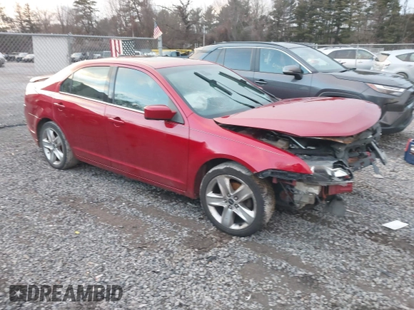 2012 Ford Fusion SPORT with VIN 3FAHP0DC0CR288227, listed as a IAAI auction lot 41094112 with 179,294 mi miles. Bid and sale history available at carsss.com. Image 1.
