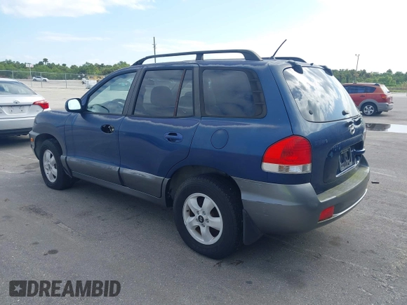 2006 Hyundai Santa Fe GLS with VIN KM8SC13D76U090698, listed as a IAAI auction lot 42005394 with 1 mi miles. Bid and sale history available at carsss.com. Image 3.