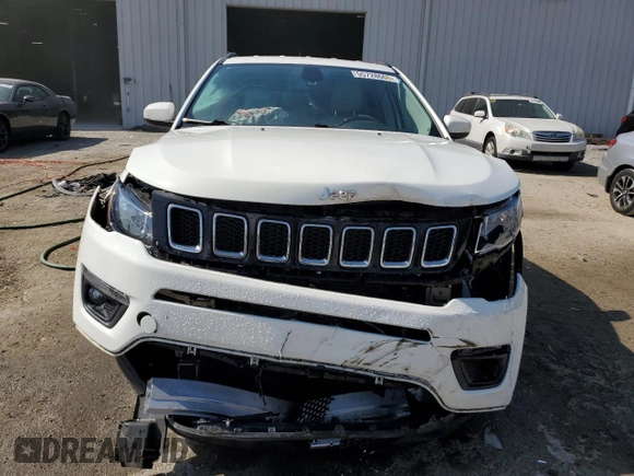 2021 Jeep Compass Altitude with VIN 3C4NJCBB7MT510177, listed as a Copart auction lot 55728605 with 62,197 mi miles and Non repairable. Bid and sale history available at DreamBid. Image 5.