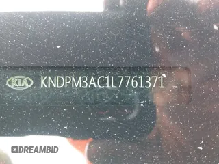 2020 Kia Sportage LX with VIN KNDPM3AC1L7761371, listed as a IAAI auction lot 42121834 with 38,411 mi miles and . Bid and sale history available at DreamBid. Image 9.