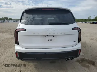 2024 Kia Telluride SX Prestige X-Pro with VIN 5XYP5DGC7RG515009, listed as a Copart auction lot 56064165 with 27,169 mi miles and Salvage title. Bid and sale history available at DreamBid. Image 6.